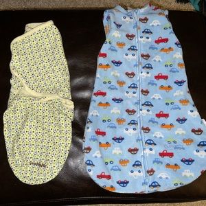 Baby sleep sack and baby swaddle